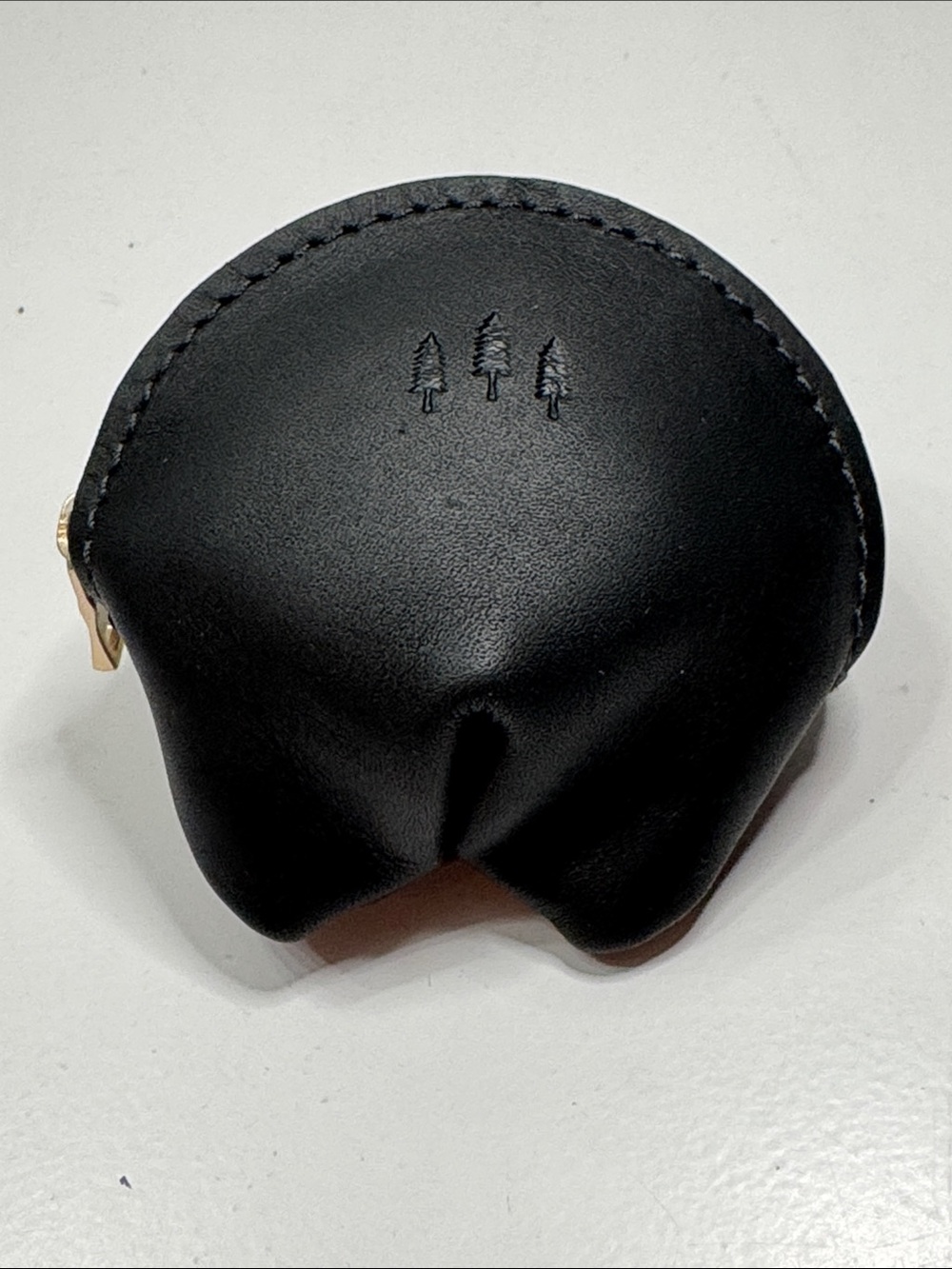 Portland Leather Black Forrune Cookie Pouch
